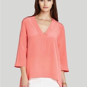 BCBGMaxAzria Coral V-Neck Blouse